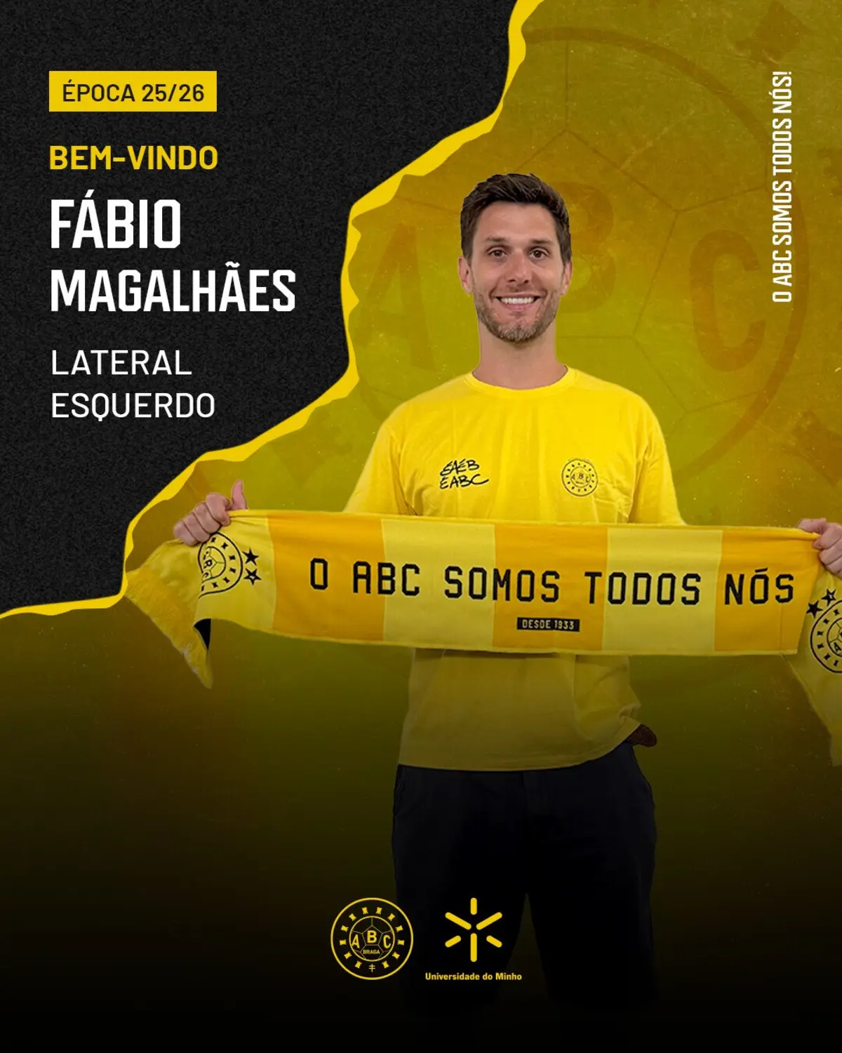 Imagem de contexto do artigo Fábio Magalhães deixa FC Porto e regressa ao ABC 16 anos depois