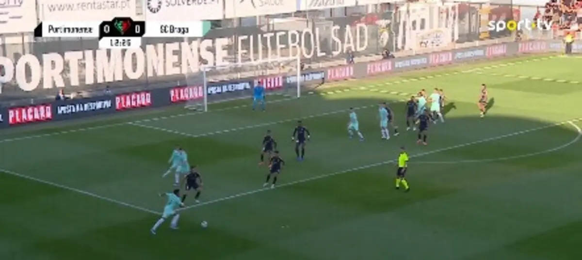 Golo de Djaló (Créditos: Vsports)