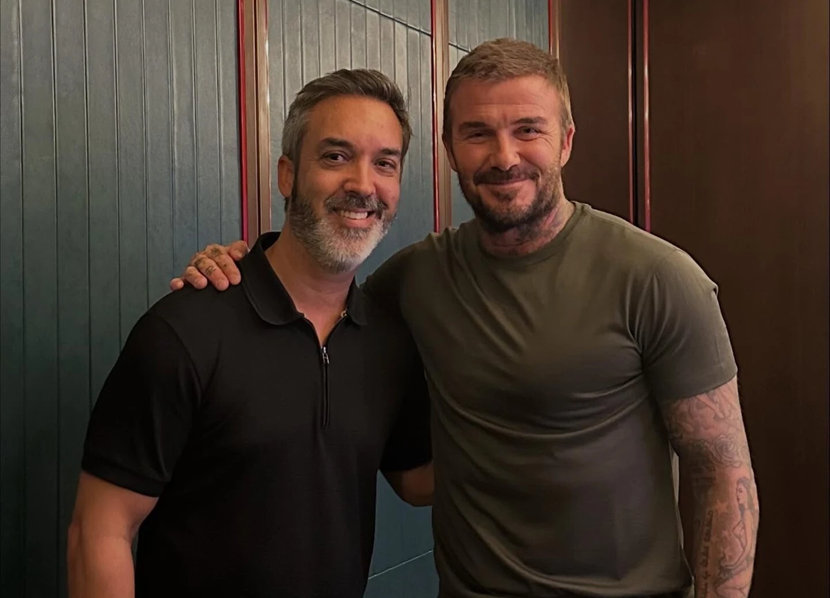 Henrique Sá Pessoa e David Beckham