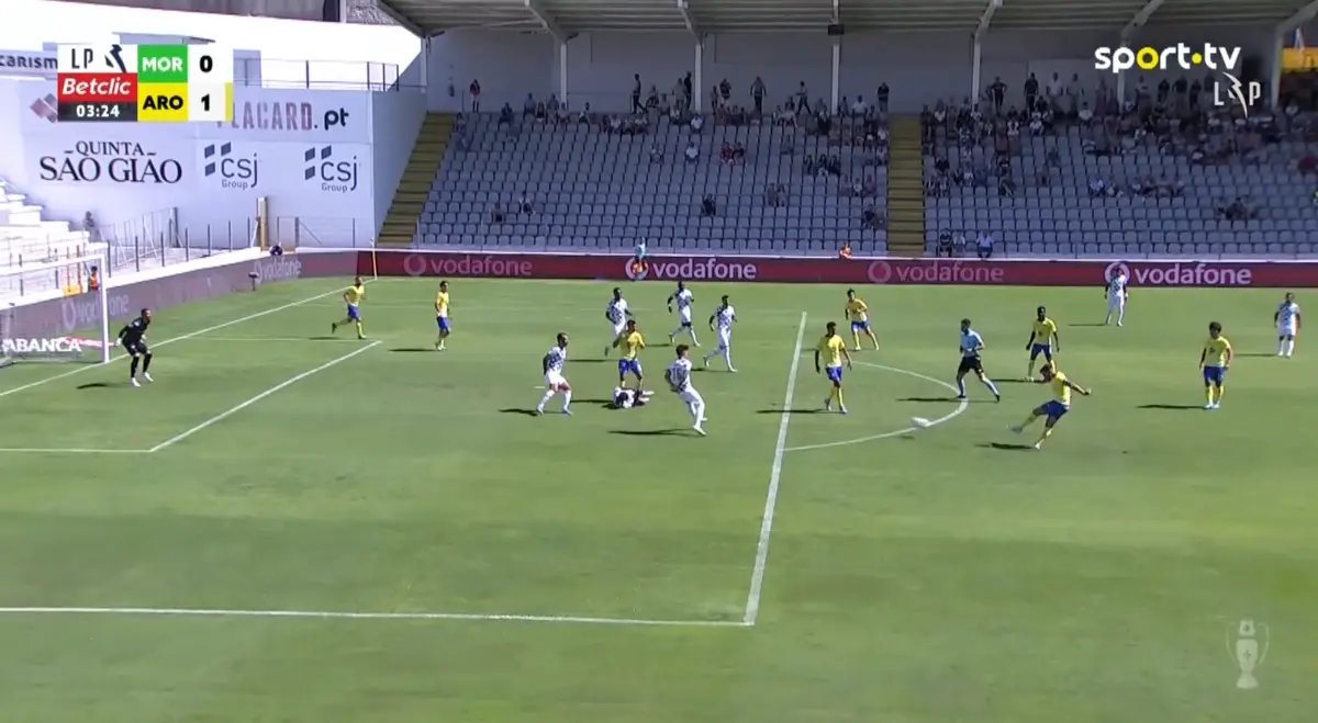 Imagem de contexto do artigo David Simão foi o autor do melhor golo da segunda ronda da I Liga