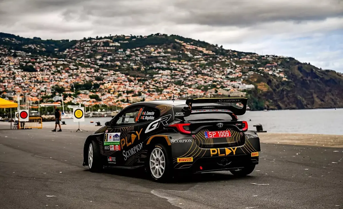 Alexandre Camanho no Rali da Madeira (TOYOTA GAZOO Racing Caetano Portugal)