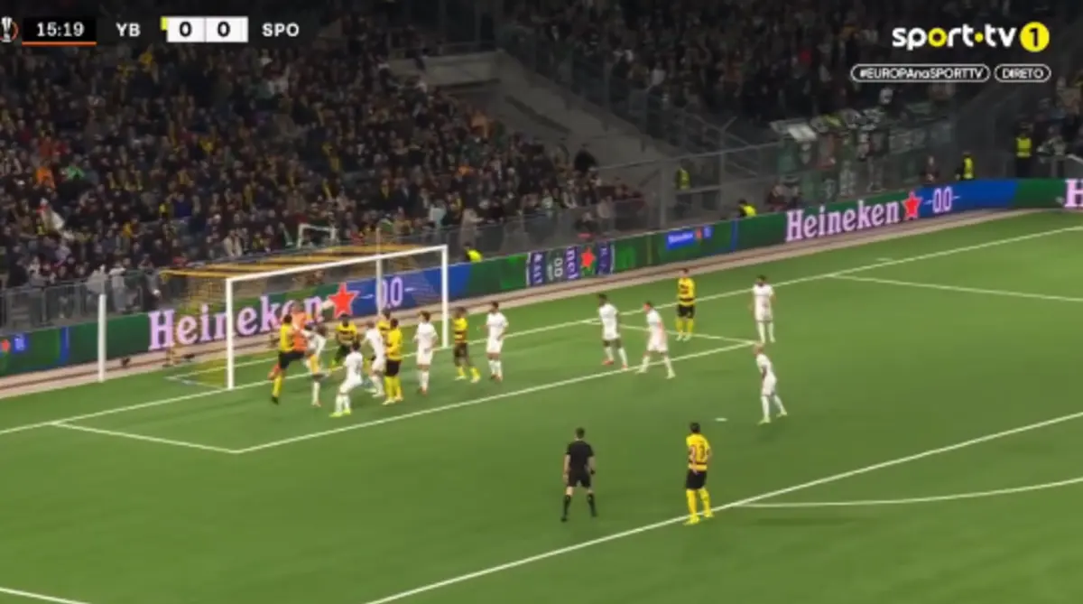 Imagem de contexto do artigo A soberba defesa de Adán que manteve o nulo no Young Boys-Sporting