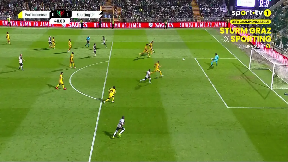 Imagem de contexto do artigo Portimonense-Sporting: Nuno Santos assiste e Harder abre o marcador. Ora veja