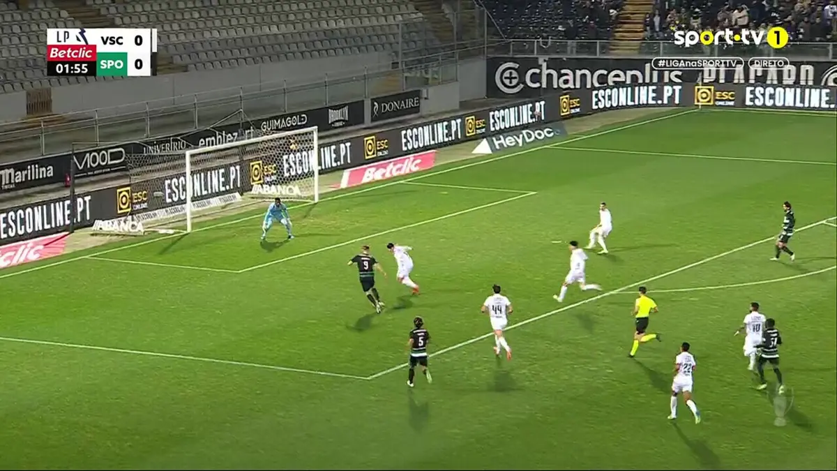 Imagem de contexto do artigo V. Guimarães-Sporting: Gyokeres abre o marcador aos dois minutos. Veja o golo