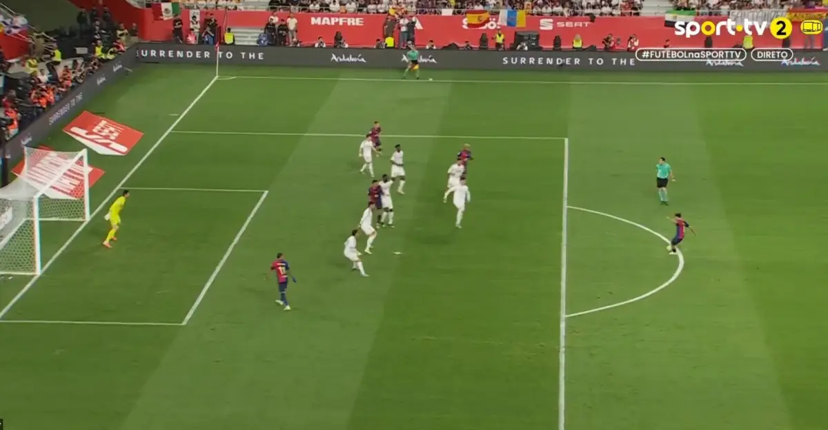 Imagem de contexto do artigo Pedri marca golaço ao Real Madrid e adianta Barcelona na final da Taça do Rei