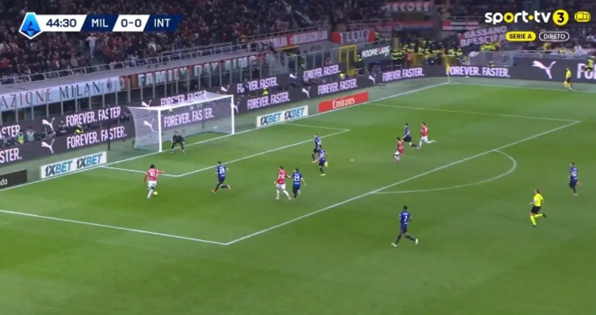 Imagem de contexto do artigo Reijnders coloca Milan de Conceição em vantagem contra o Inter: veja o vídeo