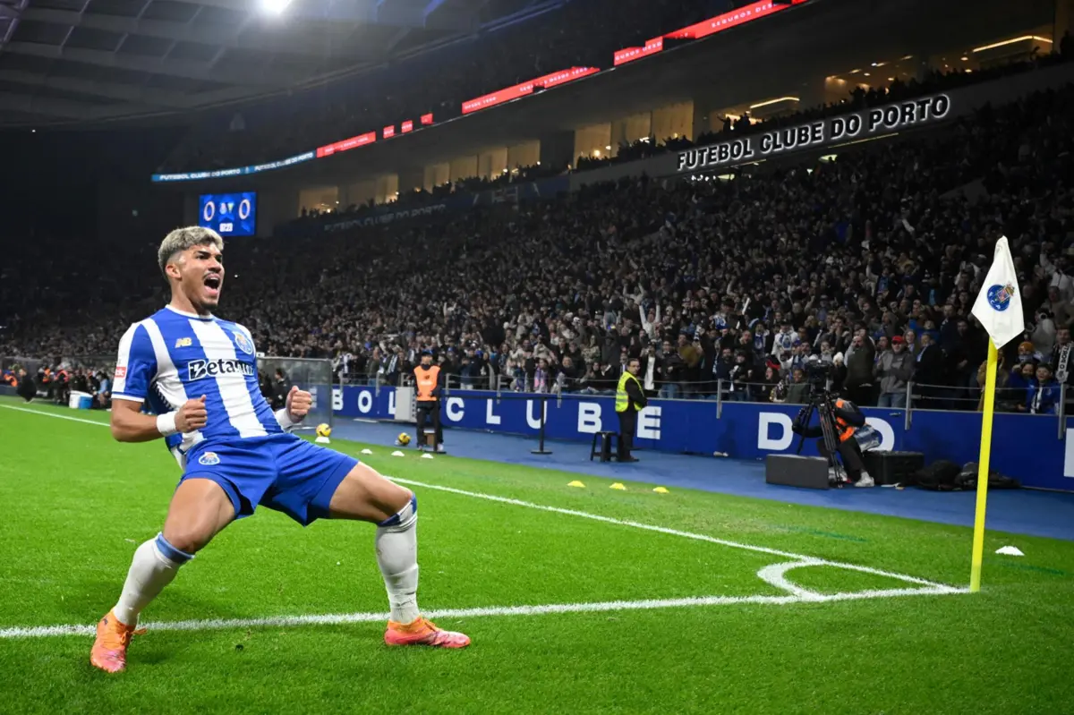 William Gomes festeja o golo marcado ao Estoril