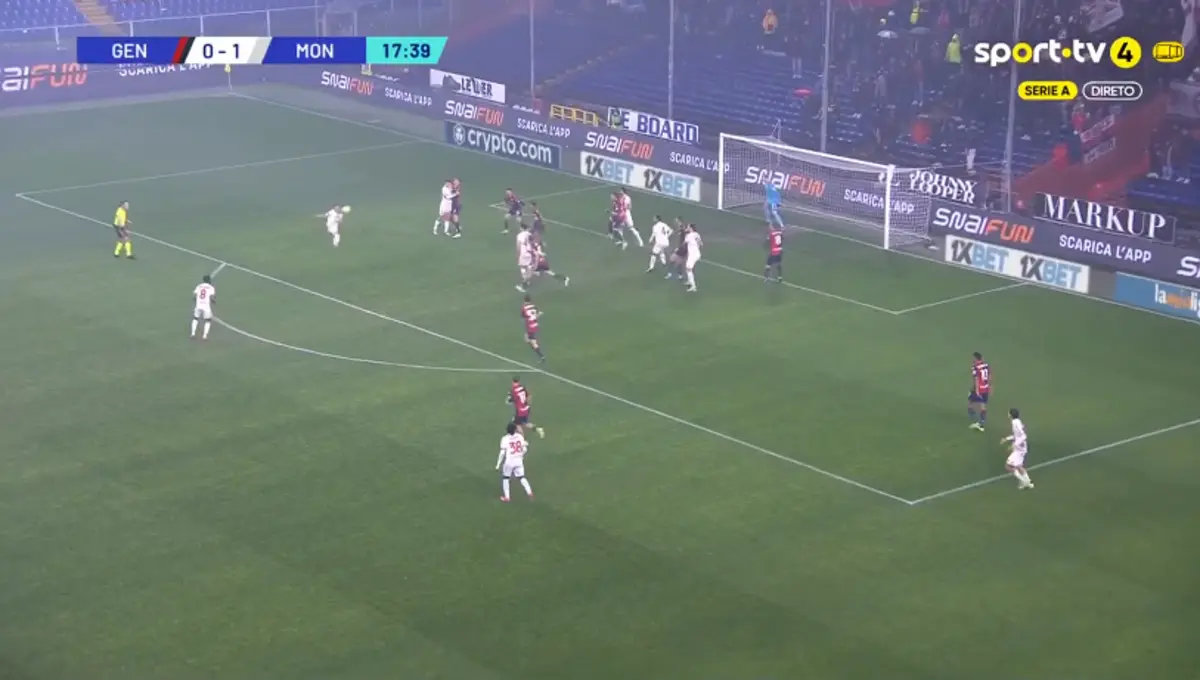 Golaço de Dany Mota (créditos: CBS Sports)