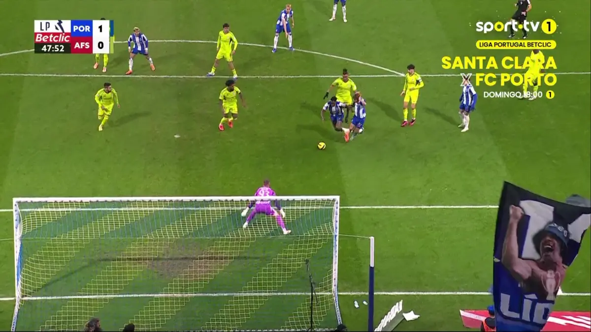 Imagem de contexto do artigo FC Porto-Aves SAD: trabalho fantástico de Samu abre o marcador. Assista ao vídeo