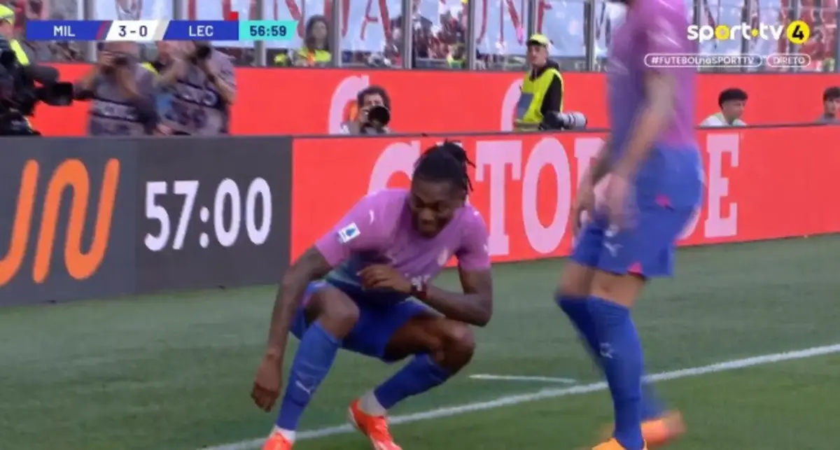 Rafael Leão (créditos: Sport TV)