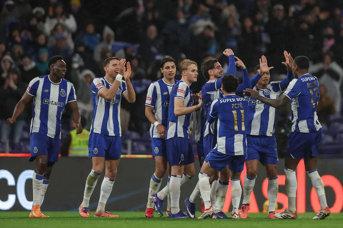 Equipa do FC Porto festeja