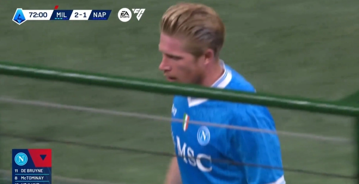 Imagem de contexto do artigo De Bruyne reclamou ao sair e Conte comenta: "Se ficou chateado..."