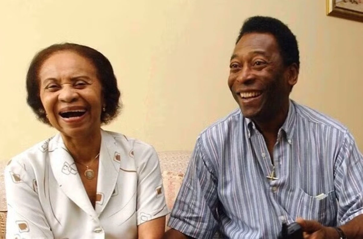 Celeste Arantes e Pelé (créditos: Instagram)