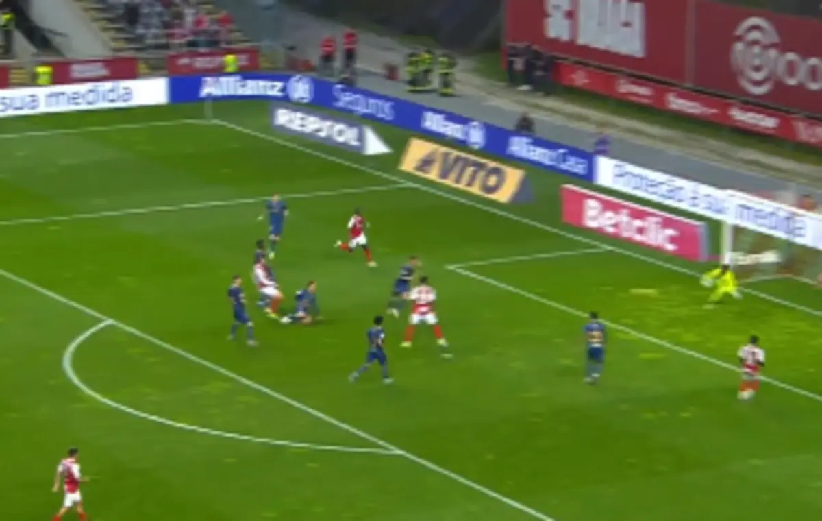 Imagem de contexto do artigo Abel Ruiz desfaz o nulo no Braga-Gil Vicente: veja o lance neste vídeo