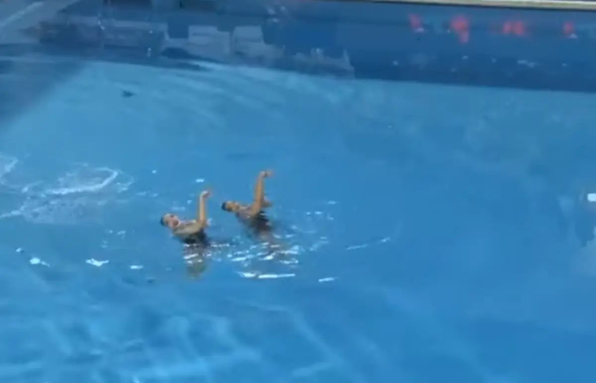 Imagem de contexto do artigo Europeus de natação artística: Anna Luiza Carvalho e Inês Dubini nonas