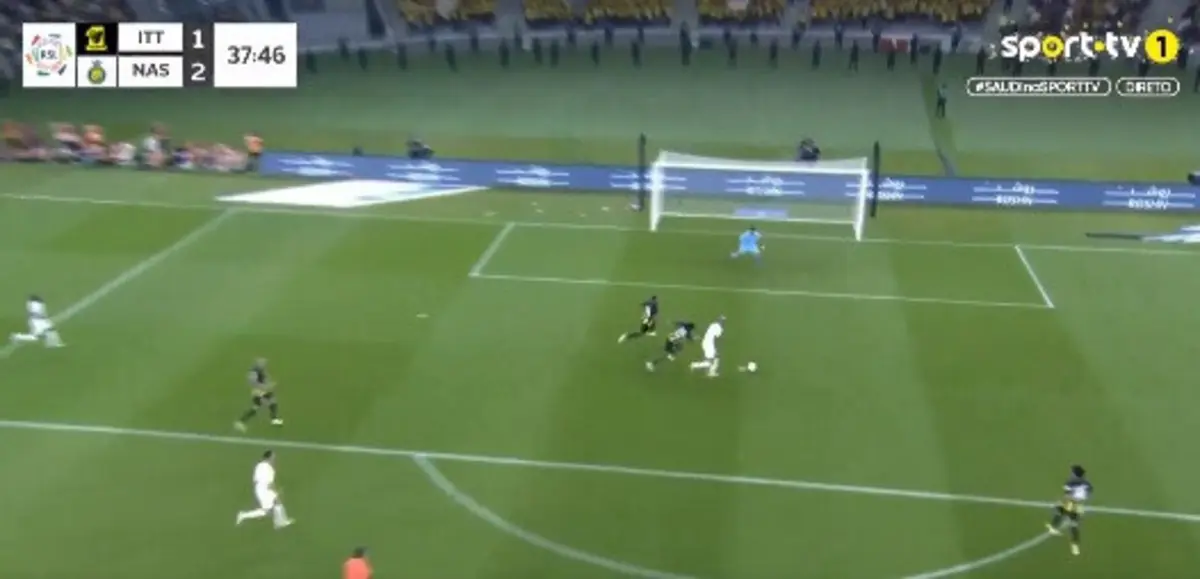 Golo de Talisca (créditos: X/Reprodução)