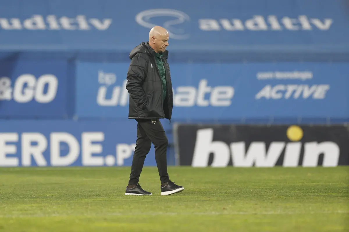 José Mota, treinador do Farense (Créditos: ANTÓNIO PEDRO SANTOS/LUSA)