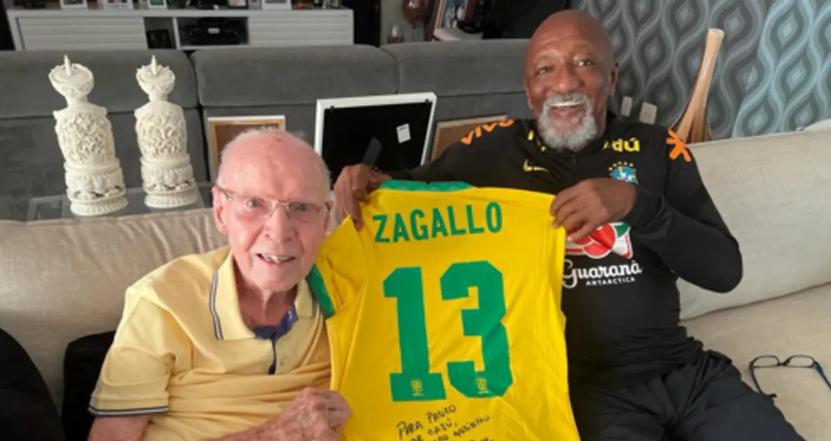 Imagem de contexto do artigo "Chorei muito. Zagallo nunca me confrontou por bater de frente contra o preconceito"