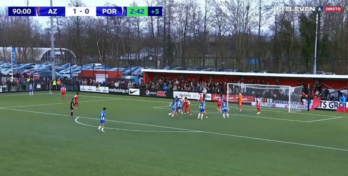 Golo de António Ribeiro (créditos: DAZN)