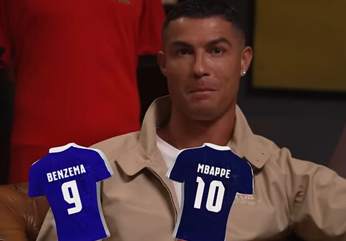 Imagem de contexto do artigo Cristiano Ronaldo faz desafio com Ferdinand e escolhe Mbappé a Benzema