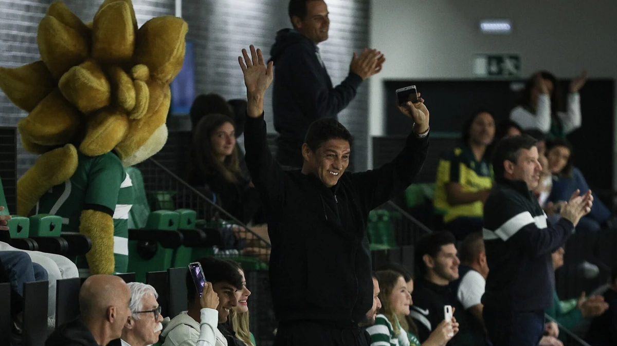 Jardel no Pavilhão João Rocha