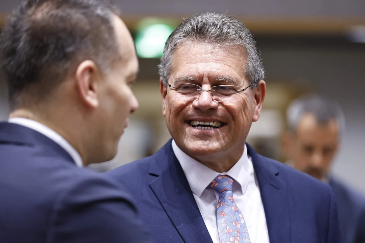 Maros Sefcovic (Créditos: AFP)