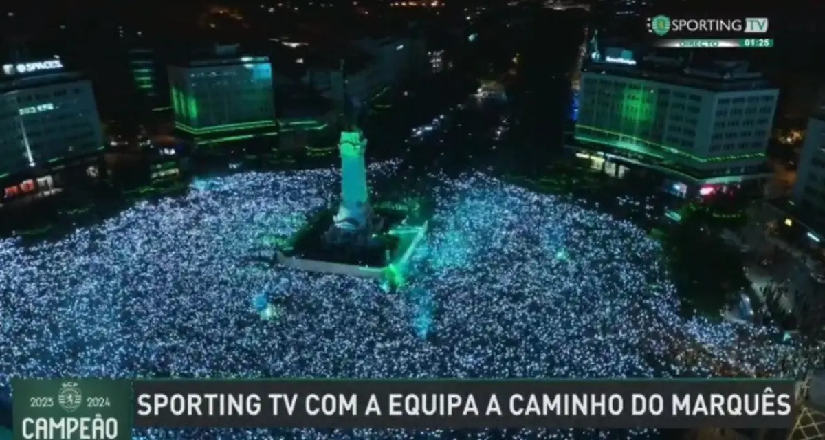 Marquês de Pombal (créditos: X/Sporting TV)