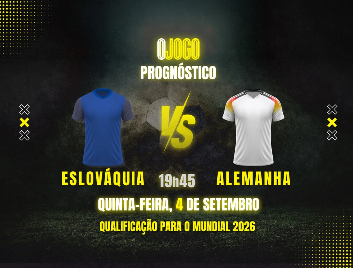 Imagem de contexto do artigo Prognóstico Eslováquia vs Alemanha, Odds e Dicas de Apostas