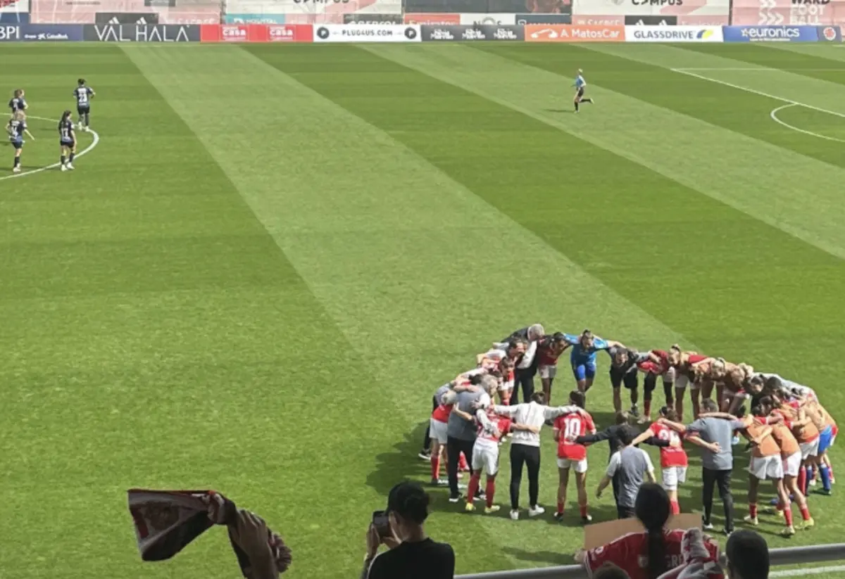 Imagem de contexto do artigo Jéssica Silva assistiu no Seixal à goleada do Benfica sobre o Braga