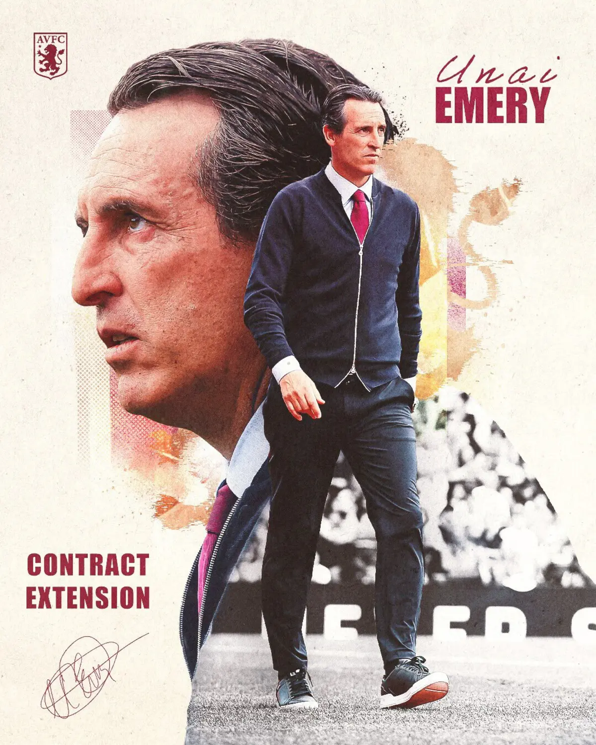 Imagem de contexto do artigo Oficial: Aston Villa prolonga contrato de Unai Emery