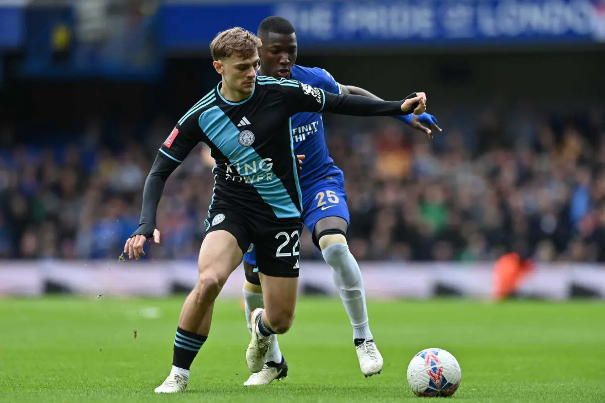 Kiernan Dewsbury-Hall, jogador do Leicester (AFP)