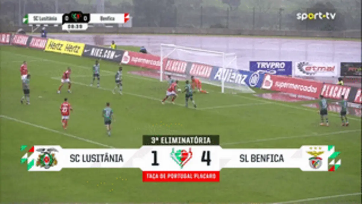 Imagem de contexto do artigo Taça de Portugal: Benfica goleou nos Açores. Assista ao resumo