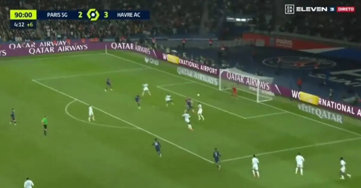 Golo de Gonçalo Ramos (créditos: DAZN)