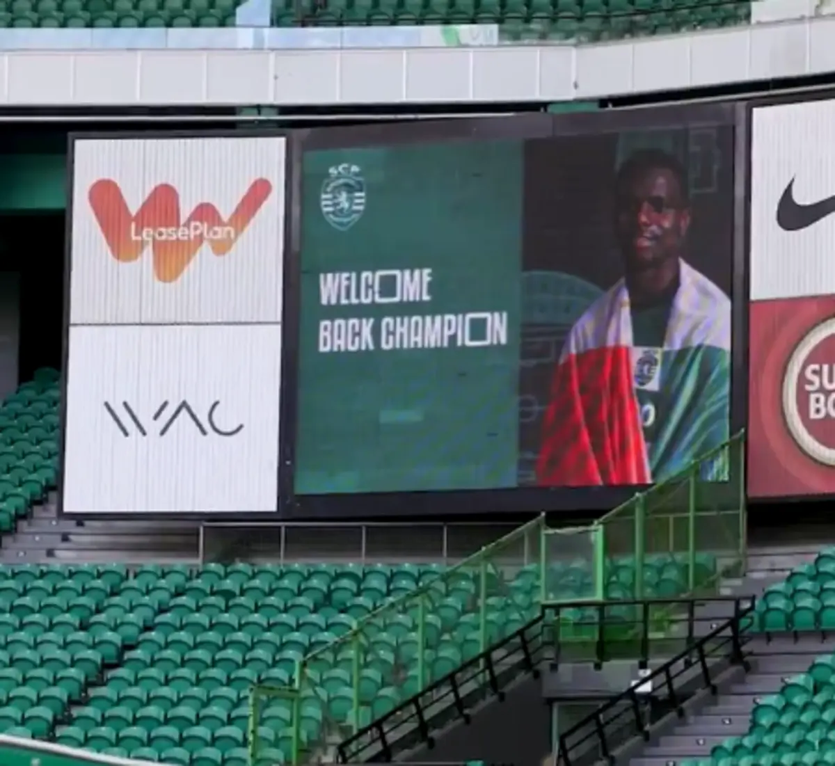 Imagem de contexto do artigo A receção do Sporting a Diomande após conquistar a CAN'2023