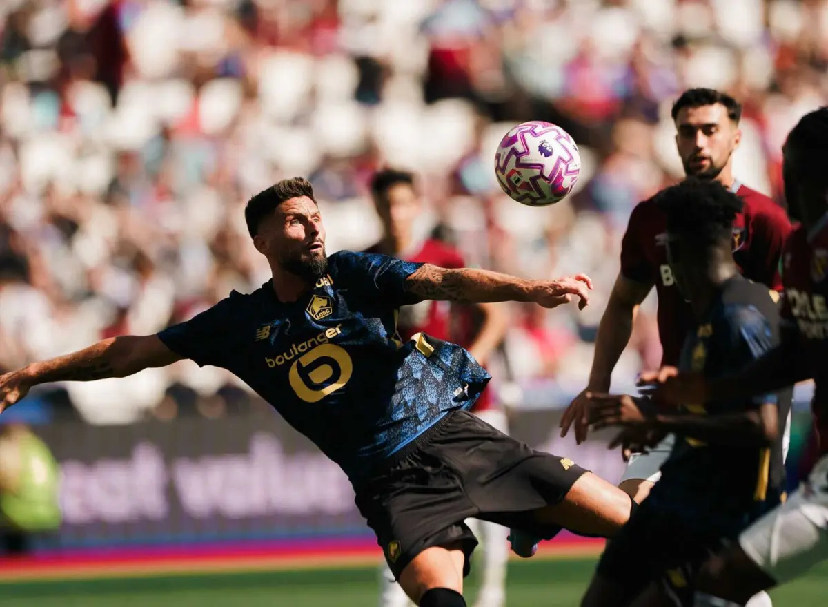 Imagem de contexto do artigo Aos 38 anos, Giroud marca belo golo diante do West Ham: ora veja