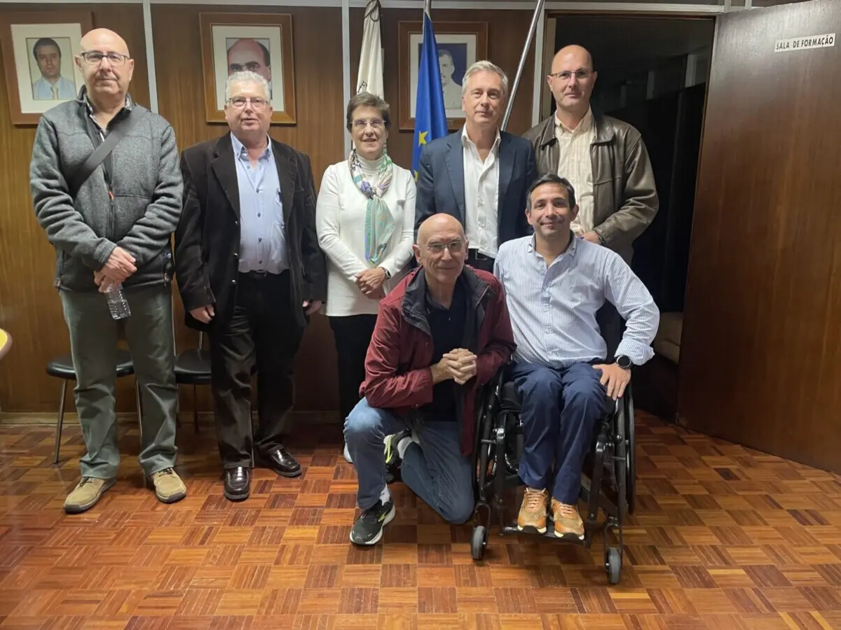 Fernando Malheiro com elementos da sua lista (Créditos: Rita Taborda/FPTM)