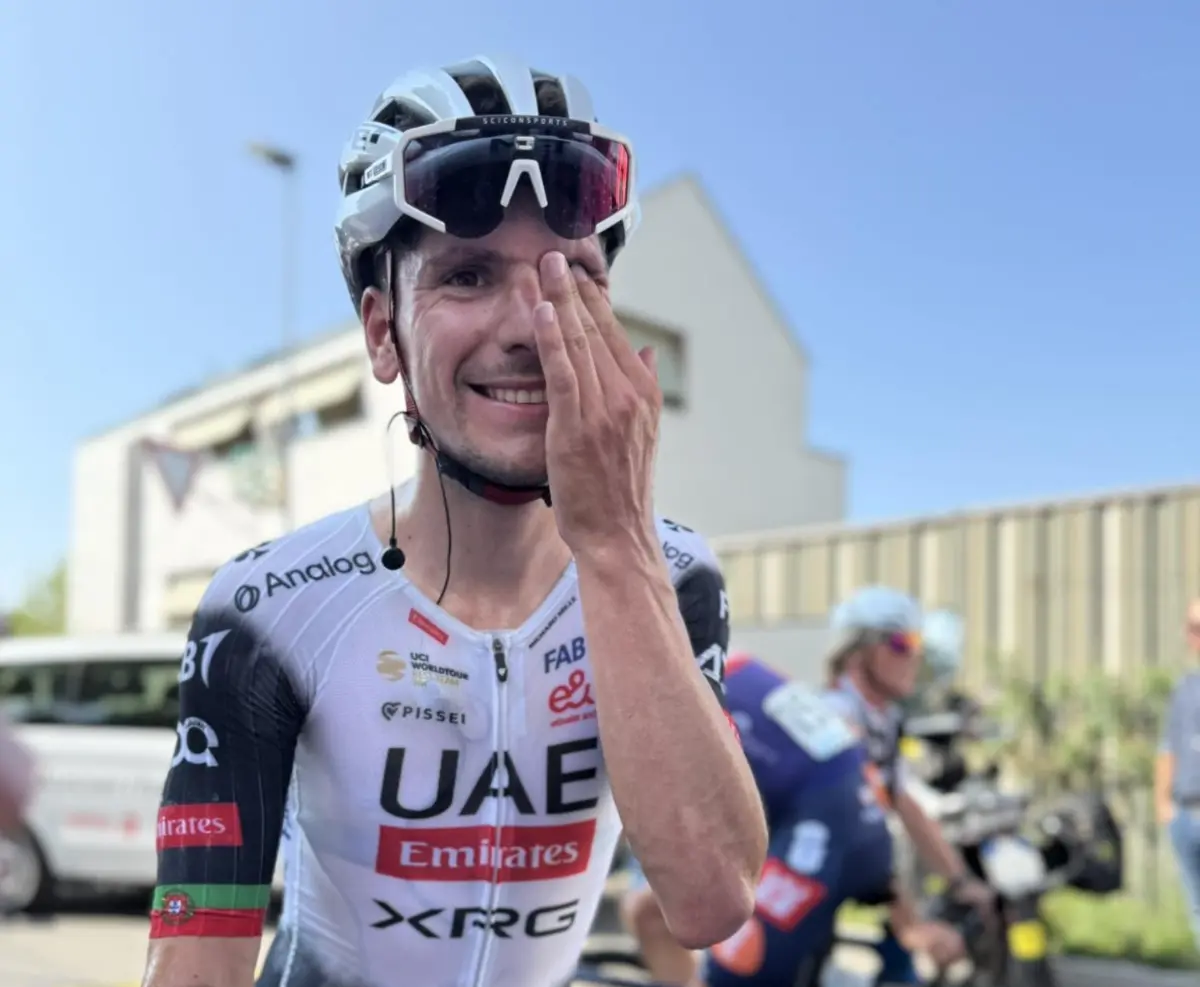 Imagem de contexto do artigo João Almeida e o segundo lugar na Suíça: "Arranquei num bom momento"