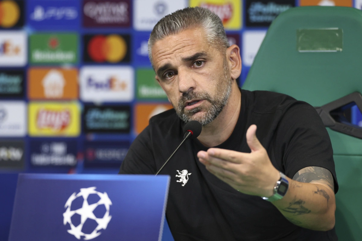 Rui Borges, treinador do Sporting