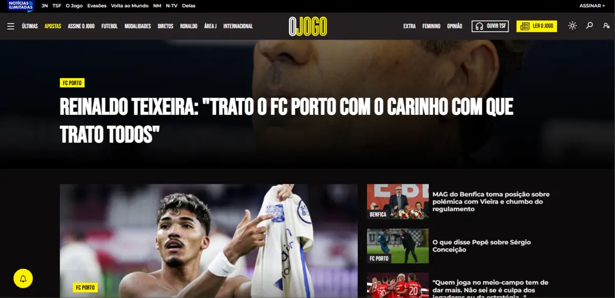 Imagem de contexto do artigo O JOGO lança novo sistema de notificações para leitura mais rápida e eficiente