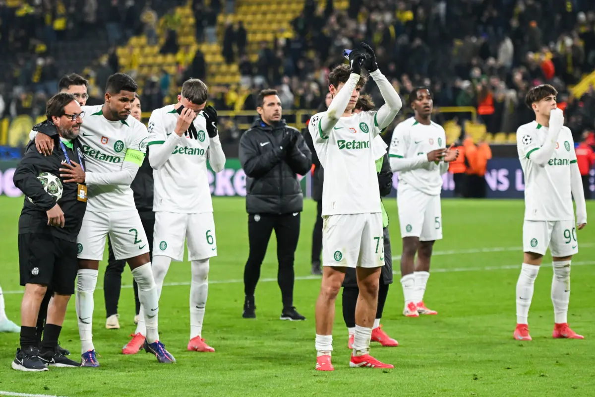 Sporting despede-se da Champions (Créditos: EPA