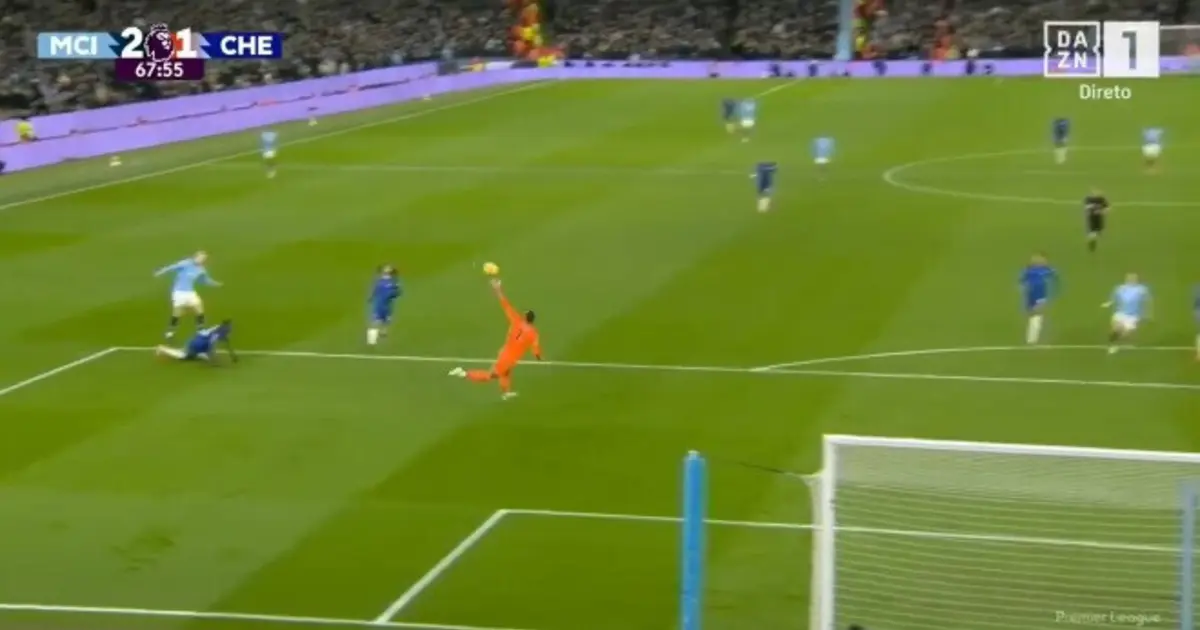 Imagem de contexto do artigo Haaland opera reviravolta no Manchester City-Chelsea: veja o golo