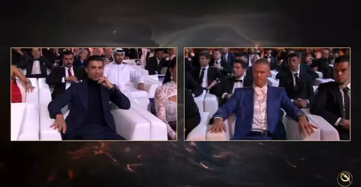 Imagem de contexto do artigo Cristiano Ronaldo sobre o prémio de melhor jogador de 2023: "Haaland merece"