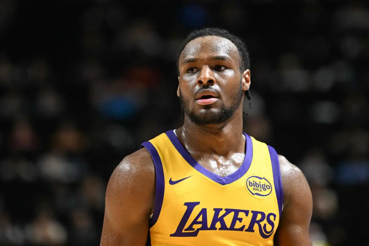 Bronny James (créditos: AFP)