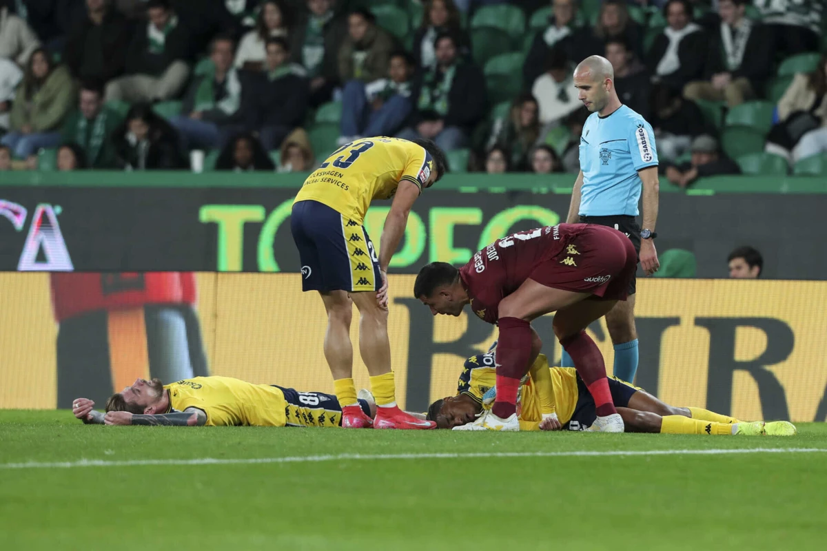 Imagem de contexto do artigo Traumatismo craniano sofrido diante do Sporting deixou Wagner Pina de fora