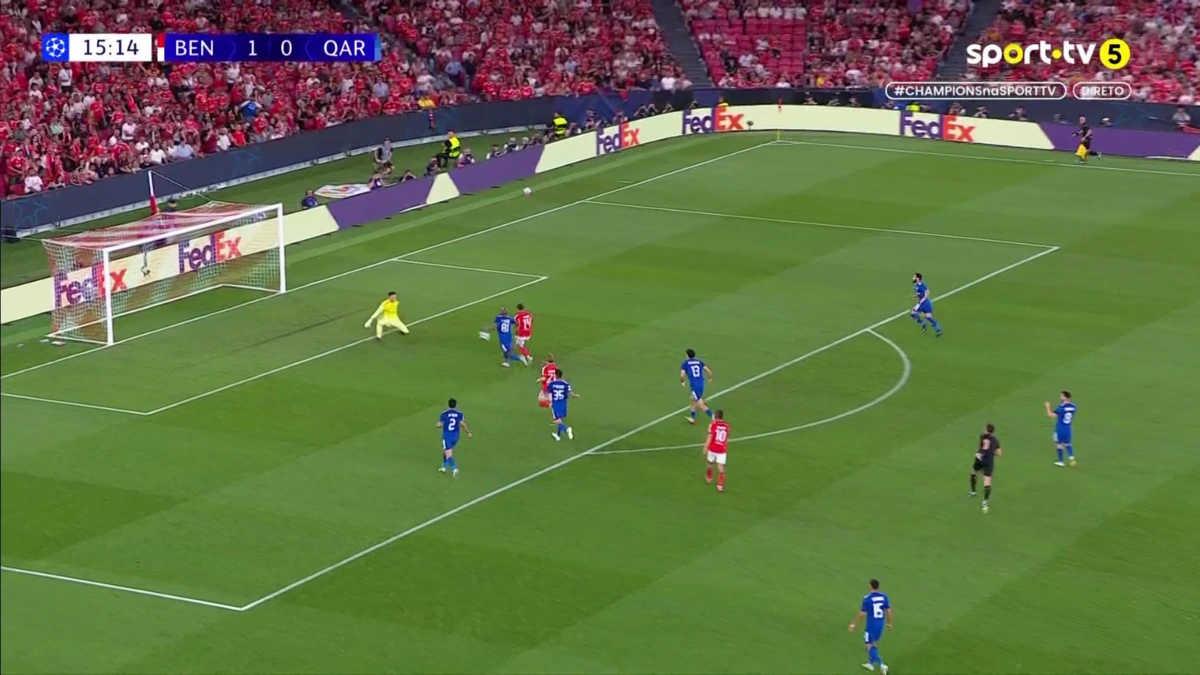 Imagem de contexto do artigo Nova assistência de Sudakov e Pavlidis aumenta vantagem do Benfica