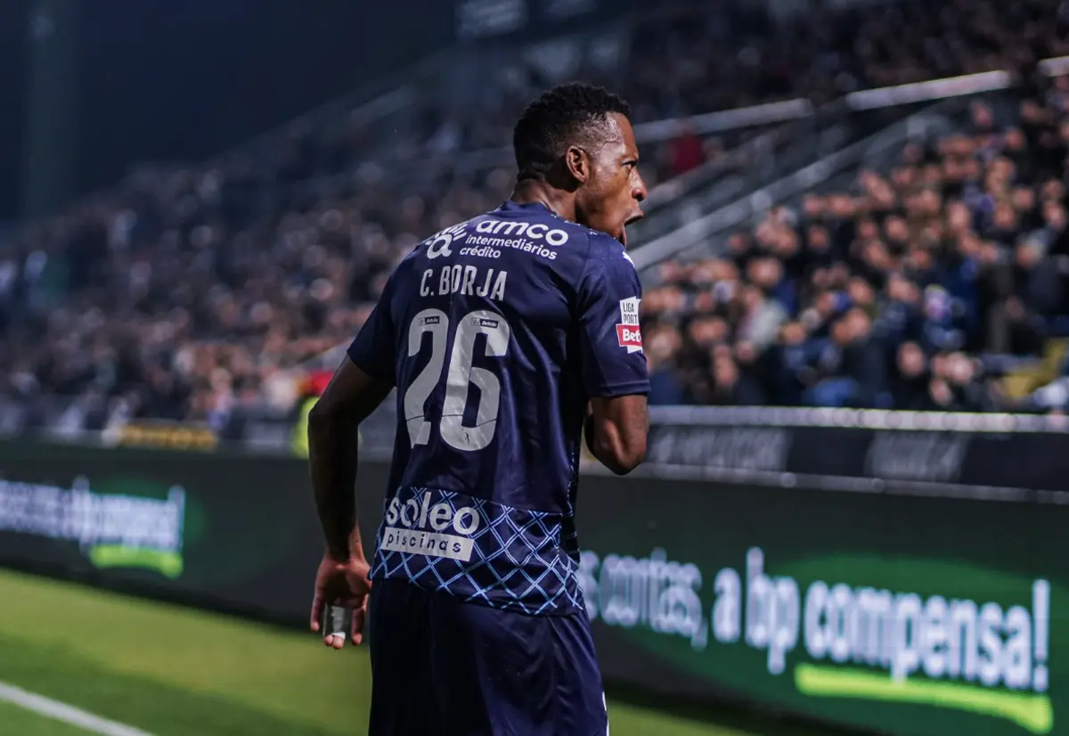 Borja marcou o primeiro golo do Braga (Créditos: SC Braga)