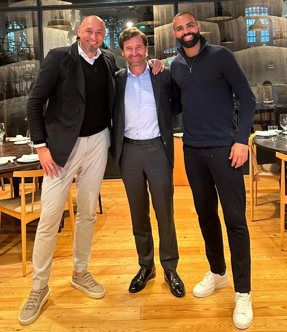 Heurelho Gomes, André Villas-Boas e Sandro