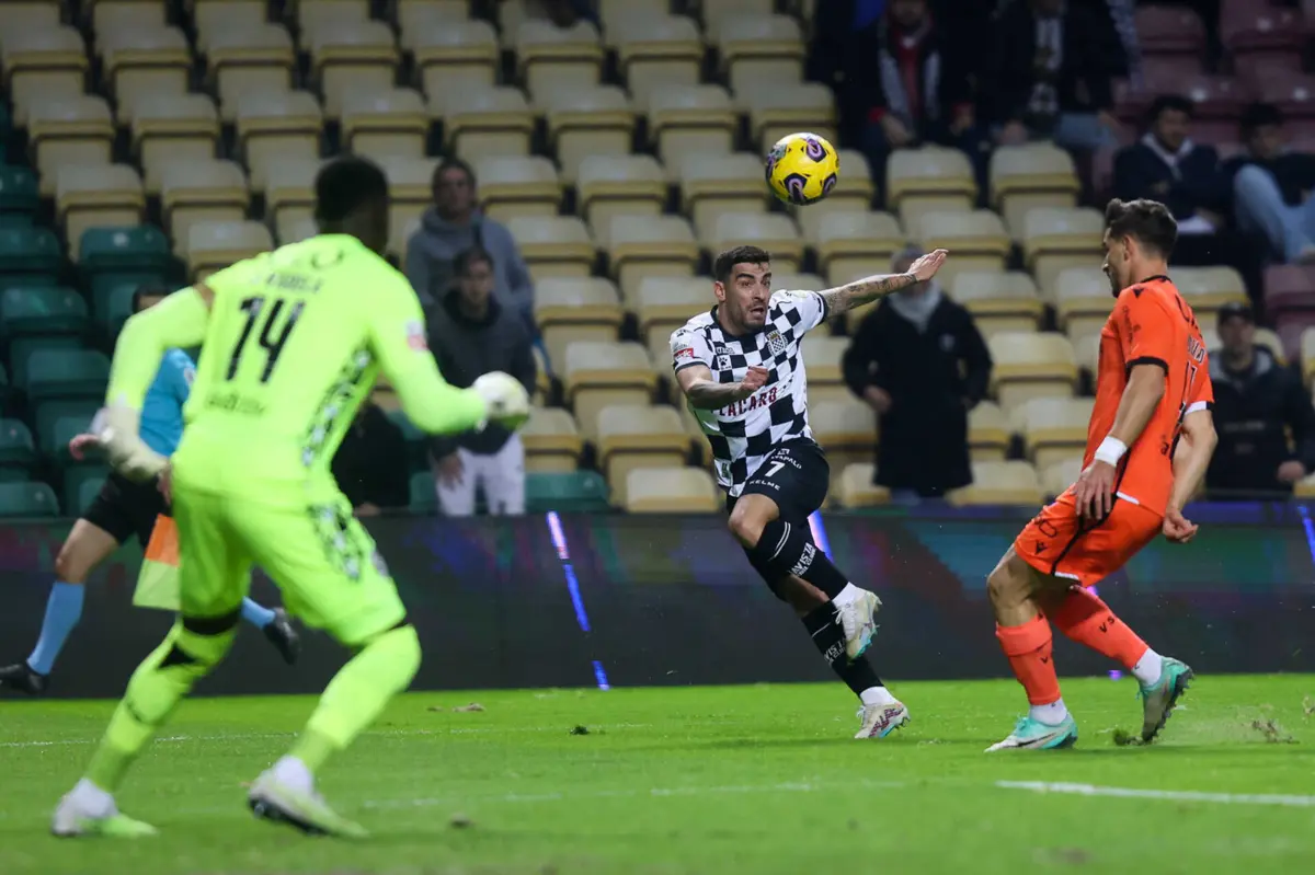 Salvador Agra, jogador do Boavista (Créditos: Ivan Del Val/Global Imagens)