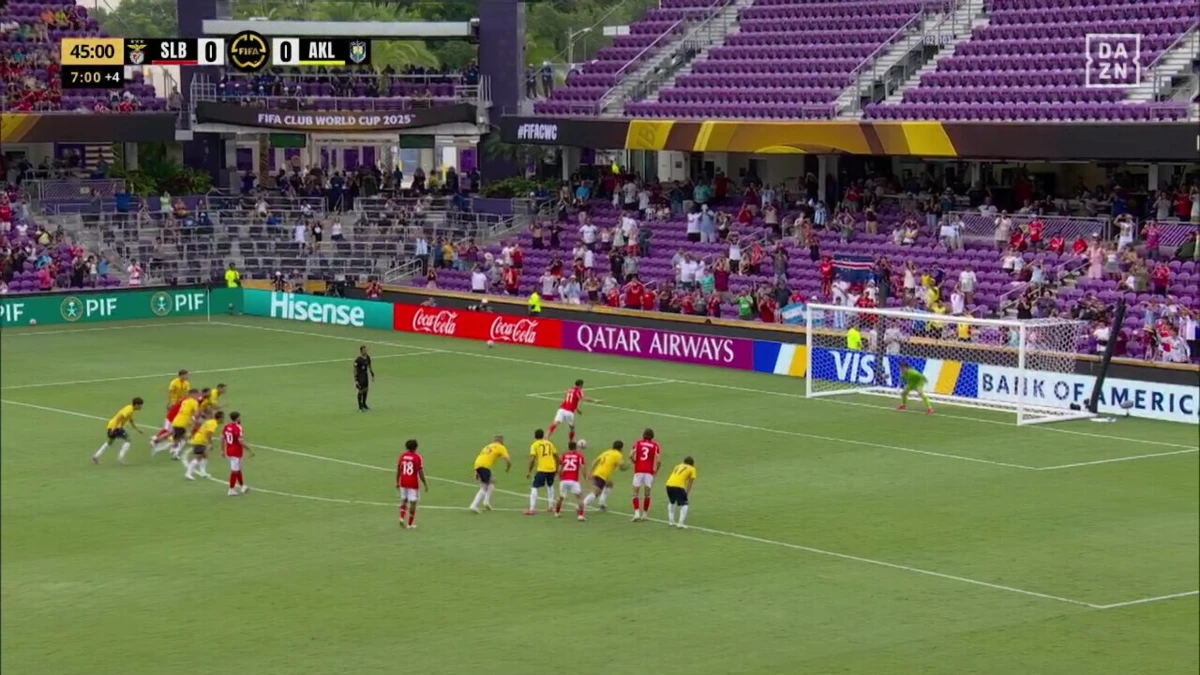 Imagem de contexto do artigo Benfica-Auckland City: Di María desbloqueia o jogo de grande penalidade. Ora veja