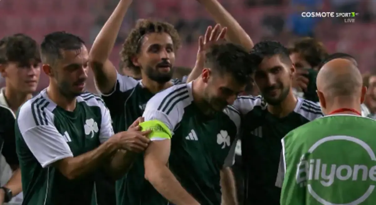 Imagem de contexto do artigo A caminho do Sporting, Ioannidis despediu-se dos adeptos do Panathinaikos. Ora veja